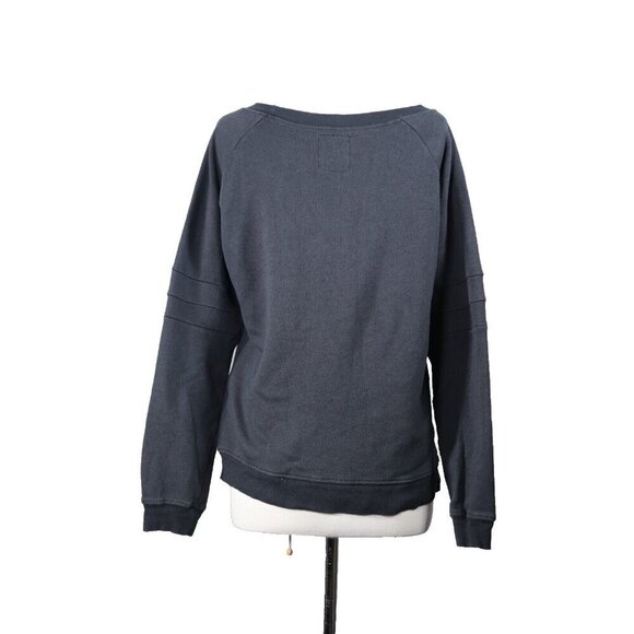 Zoe Karssen Women’s Medium Black Pullover Sweatshirt Cozy French Graphic Shirt - Picture 6 of 7